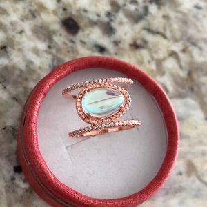 Boho rose gold ring sz 9 NIB